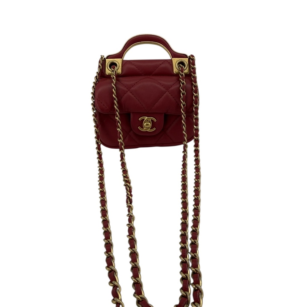 Chanel Lady Handle Card Holder with Chain - Picture 4 of 7